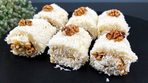 Чудесный рецепт кокосового десерта на молоке без духовки, желатина и даже агар-агара.