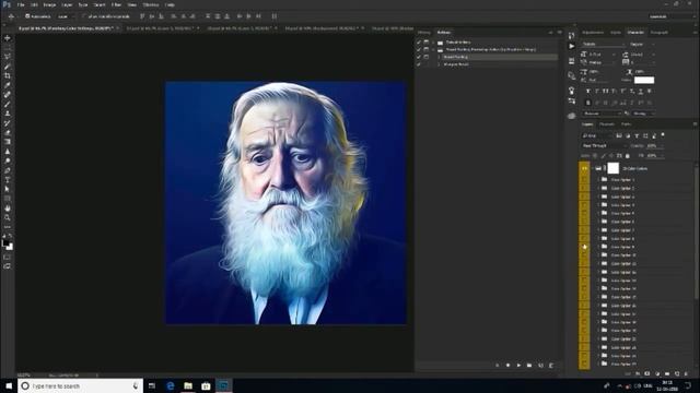 Smart Painting Photoshop Action Video Tutorial смотреть онлайн