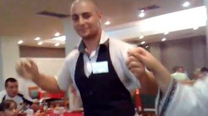 Болгарский народный танец (Restaurant Grand Hotel Sunny Beach - bulgarian national dance)