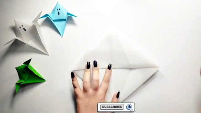 Ghost origami | and creating scary shapes with paper