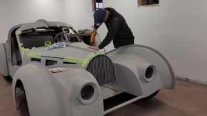 Back to work on the Bugatti ??