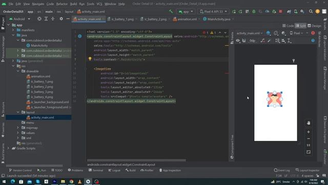 How To Make Animation in Android Studio Using Icons смотреть онлайн