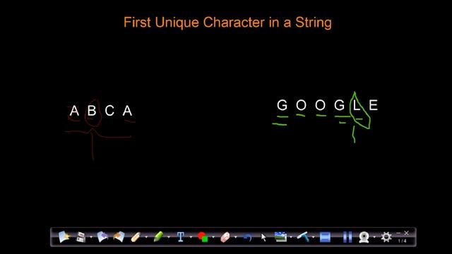 First unique character in string  Leetcode | Day 5 | 30 Day May Challenge
