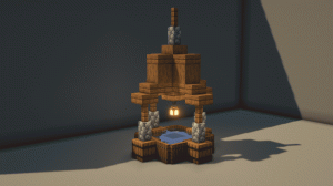 Как Построить Средневековый Колодец в Майнкрафт | Ancient Well in Minecraft #mine #shorts