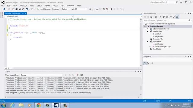 Visual C++ 2012 Tutorial 1 - Installing Visual Studio Express