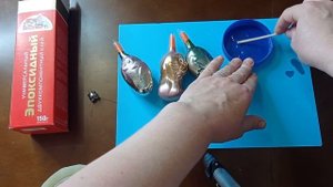 восстановление елочных игрушек.