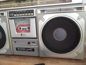Винтажный кассетный проигрыватель SHARP Boombox Searcher XL GF-204 Radio-ЯПОНИЯ-1978-год-супер редки