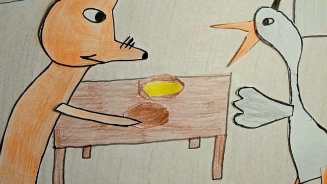 Лиса и журавль смотреть онлайн