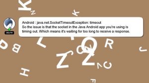 Android : java.net.SocketTimeoutException: timeout