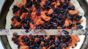 Пирог с сухофруктами