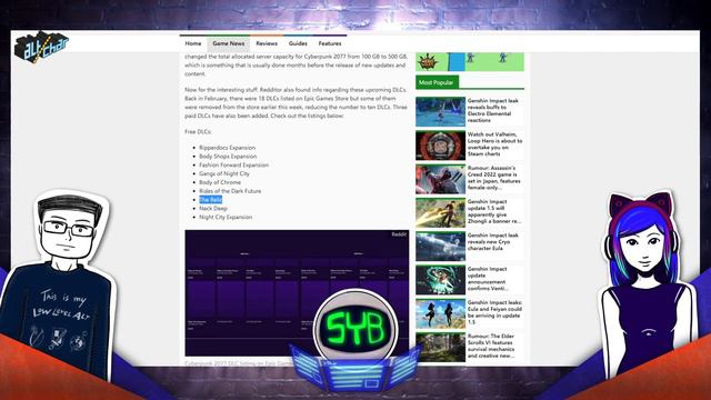 Cyberpunk 2077 DLC LEAKED Via Epic Games Store смотреть онлайн