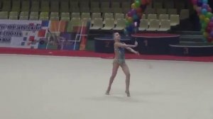 Художественная гимнастика.Ева Кпуглова .Булавы