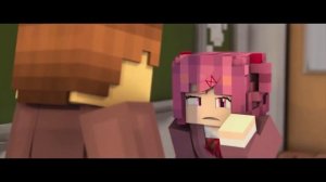 "Just Monika” Minecraft Doki Doki Animated Music Video НА РУССКОМ