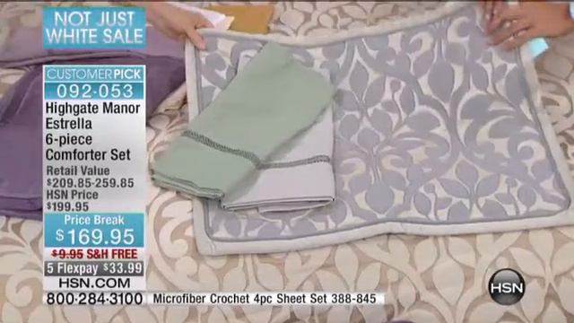 Highgate Manor Estrella 6piece Comforter Set Lavender смотреть онлайн