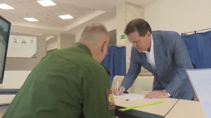 Ильсур Метшин проголосовал на выборах Госсовета РТ