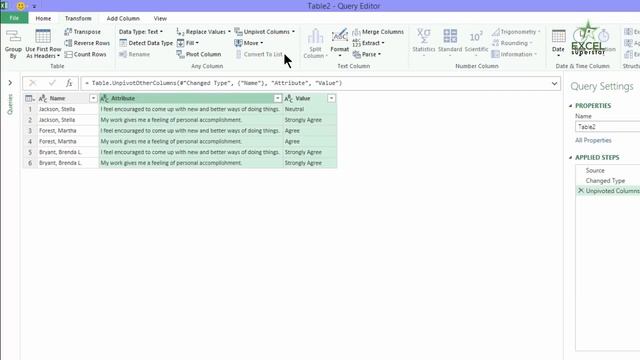 Power Query in Excel | HR Survey Data Example | Hindi смотреть онлайн