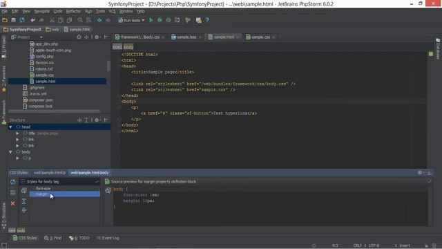 CSS Editor in PhpStorm - PhpStorm Video Tutorial смотреть онлайн