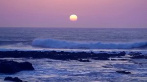 soothing music with ocean view and soft wave sounds - amazing for sleep music