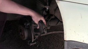 замена передних колодок ауди