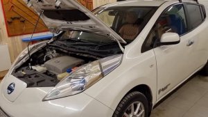 NISSAN LEAF автономный подогрев ВВБ (батарея энергоэлемент)