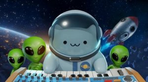 Bongo cat в космосе песня с Эфектом