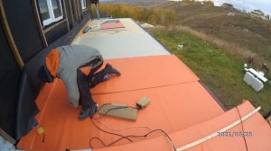 Постройка крыши для веранды