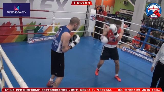 17-ые рейтинговые соревнования по боксу - 28 февраля 2015 г. до 75 кг. (мужчины). смотреть онлайн