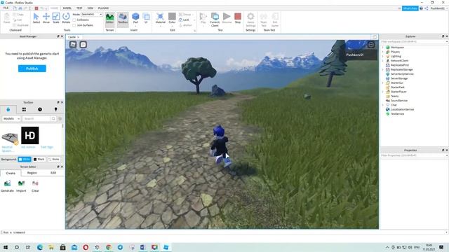 Roblox. Начало. Как создавать в Роблокс? смотреть онлайн