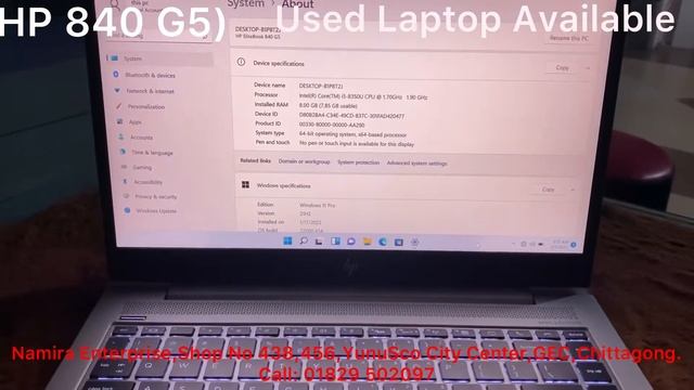 HP 840 G5 8/256GB Available смотреть онлайн