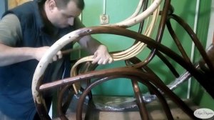 Как сделать плетеное сиденье для кресла качалки