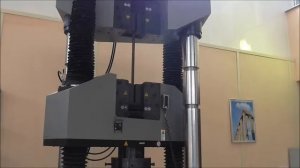 Испытание стальной арматуры на растяжение в ЦКП ВГТУ .Воронеж