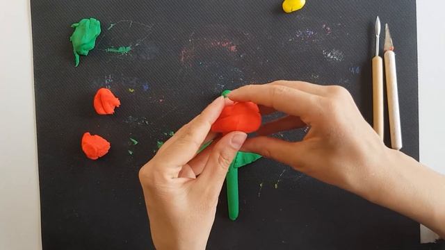 How to Make a Flower with Playdoh | Step by step tutorial смотреть онлайн