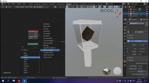 Как создать уличный фонарь в Blender3D.