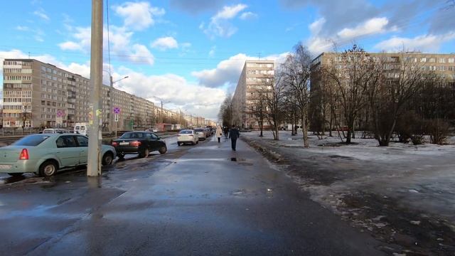 Saint Petersburg - Walking non-tourist St. Petersburg - Russia / Санкт-Петербург смотреть онлайн