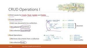 Lec 10.1 Intro to #MongoDB Query #datamining