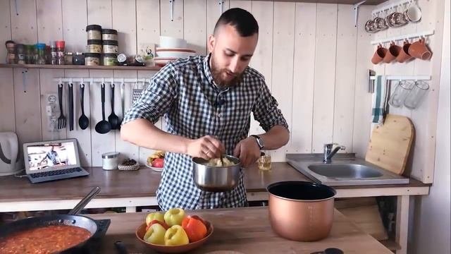 Как приготовить ФАРШИРОВАННЫЕ ПЕРЦЫ | Михаил Vegan | (постный рецепт)