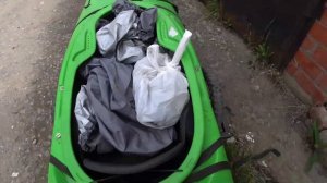 Самодельная тележка для пластиковых каяков. Быстро. Просто