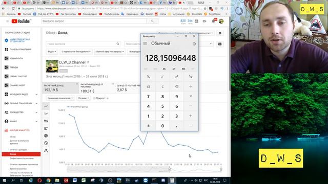 Мой доход на YouTube | D_W_S | Wot Blitz