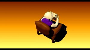 Toriel  reading a book 3D model