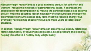 Reduce Weight Fruta Planta Weight Loss