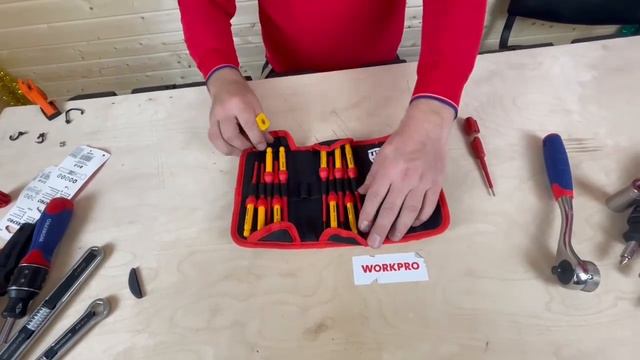 #workpro #обзор #электрика
#инструмент #отвертка #обНабор сменных диэлектрических отверток WORKPRO
