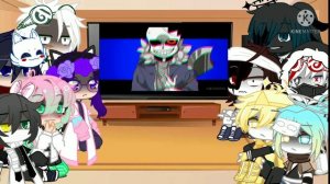 Sans AU and Demon slayer react each other|Part 1: Sans AU|Bad Engish