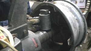 Правка,сварка сильно повреждённого диска