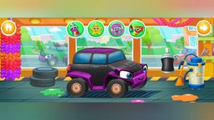 Автомойка моем грязные машинки в игре Car wash #2