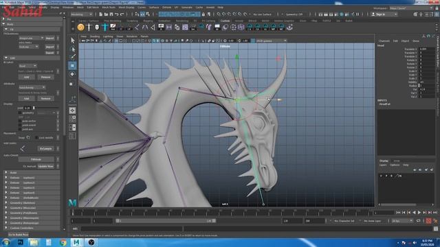 Maya Dragon Rigging / Advanced Skeleton Setup / Part -1