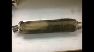 repair of carbon  fiber muffler HONDA CB 1000 SF Карбоновый глушитель Разбит в Хлам !!!