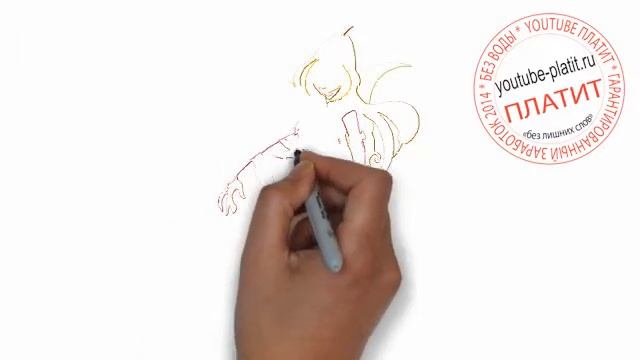 Как легко карандашом рисовать винкс Как поэтапно карандашом нарисовать винкс гармоникс смотреть онлайн