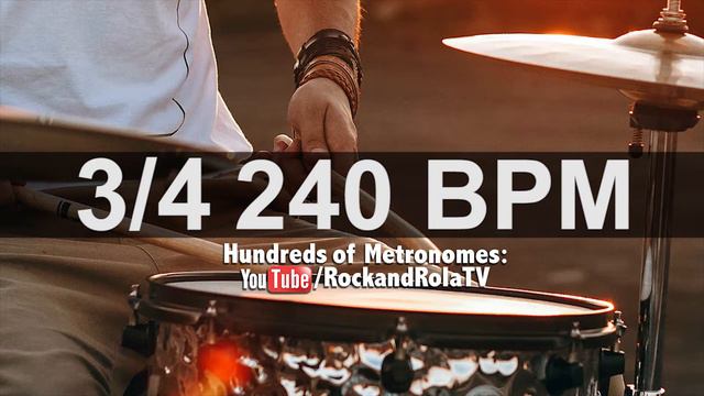 🔴 240 BPM Snare Metronome смотреть онлайн