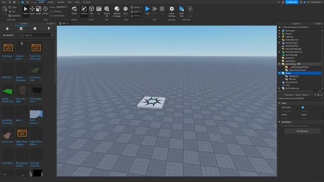 КАК добавить РАЗНЫЕ вещи в разные КОМАНДЫ в РОБЛОКС СТУДИО?►Roblox Studio гайд