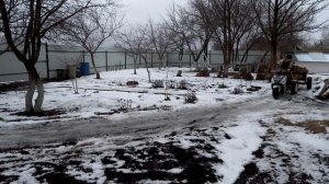 ТРАЙК ИЗ МОТОБЛОКА с телегой \\ Деревенские будни